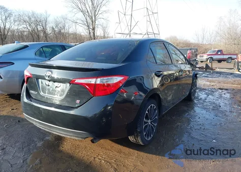 2015 Toyota Corolla S Plus z USA, uszkodzony, nr VIN 2T1BURHE7FC444637
